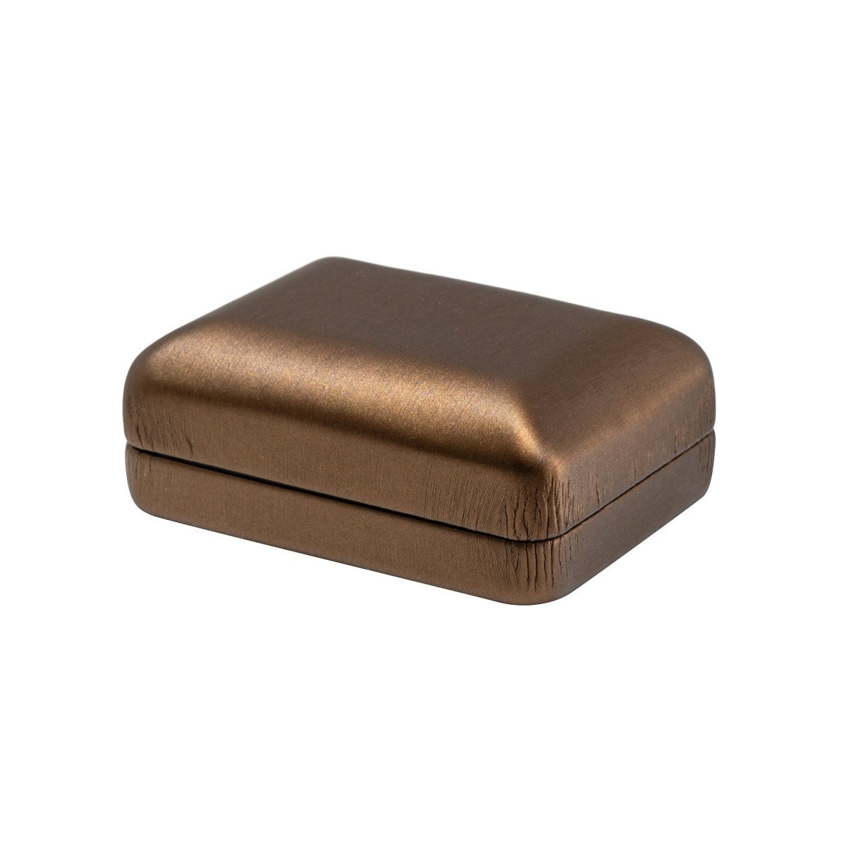 Vibrant Leatherette Pendant Box - Prestige and Fancy - Bronze Brushed