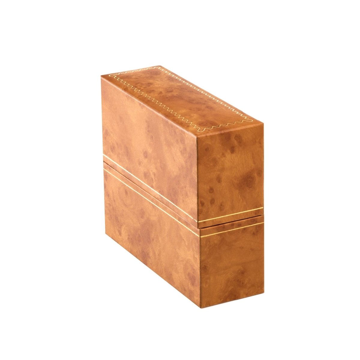 Woodgrain Leatherette Standing Bangle Box - Prestige and Fancy -