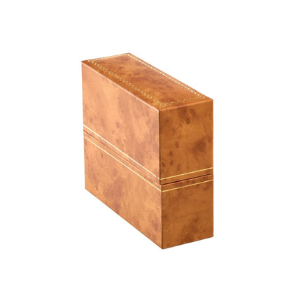 Woodgrain Leatherette Standing Bangle Box - Prestige and Fancy -